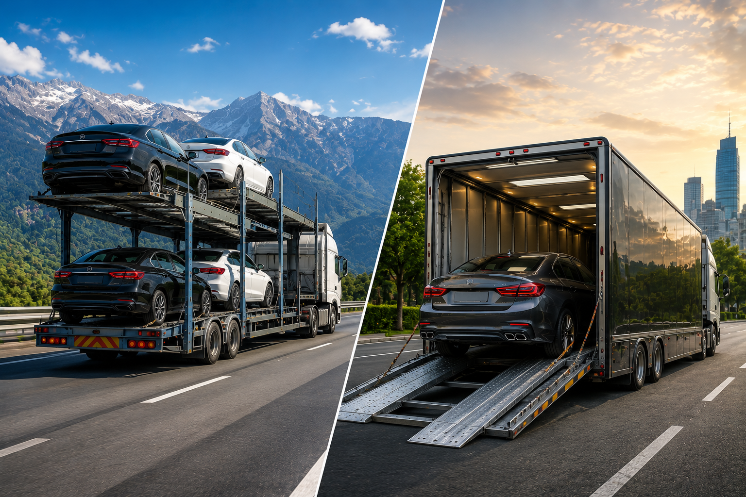 Open vs Enclosed Car Carrier Services